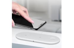 China Ultra Thin Multipurpose 7.5 W Wireless Charger Lightweight 3 In 1 supplier