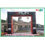Party City Balloon Arch PVC Inflatable Square Arch , Event Inflatable Finishing Line Arch for sale