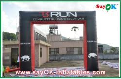 China Party City Balloon Arch PVC Inflatable Square Arch , Event Inflatable Finishing Line Arch supplier