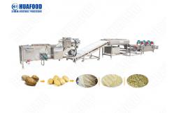 China Combined Peeling Slicing Cutting Fruit And Vegetable Processing Line supplier