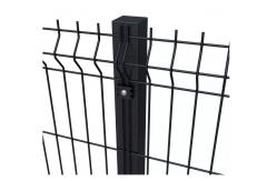 China Anti Climb Curved 3d Wire Mesh Fence Green Pvc Coated supplier