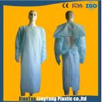 Lightweight Disposable Plastic Gowns / Patient Surgical Gowns Anti Blood for sale
