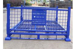 China Lockable Gas Cylinder Stillage Pallet Cage With Access Gates supplier