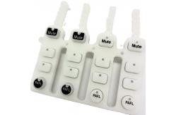 China Custom Mold Spray Feel Oil Silicone Keys Rubber Keyboard supplier