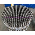 2y Wire Mesh Structured Packing Custom Fabrication Layer Height 200mm for sale