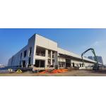 Custom Two Storey Steel Structure Warehouse Building With Mezzanine Platforms For Storage for sale