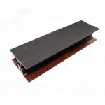 Grey / Black Aluminum Alloy Extrusion Profile Stylish Designs For Equipment Frame for sale