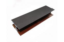 China Grey / Black Aluminum Alloy Extrusion Profile Stylish Designs For Equipment Frame supplier