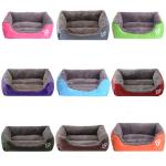 Candy Color Footprints Dog Kennel Bed For Husky Pet Cat Pad for sale