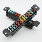 VAZ 2106 41.3722 32V DC Car Auto Standard Blade Fuse Box Holder Block Automotive 13P 13 Way Position for sale