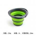 Portable Foldable Plastic Bucket Lightweight Design Easy To Store for sale