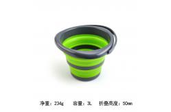 China Portable Foldable Plastic Bucket Lightweight Design Easy To Store supplier