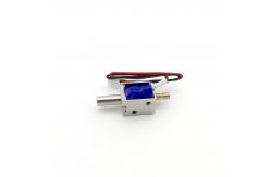 China Cylindrical DC12V 4mm Open Frame Solenoid supplier