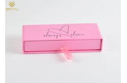 China Handmade Cardboard Paper Drawer Style Gift Boxes Sliding Package With Ribbon supplier