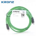 RJ45 Connector Green Flexible TPU Grip RJ45 Connector For Industrial Automation for sale