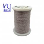 Ustc Litz Copper Wire Custom Super Thin 0.07mm 0.071mm Natural Silk Served Solid for sale