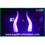 Cone 190T Nylon Inflatable Lighting Decoration , Indoor Party Inflatable Lighting Stage for sale