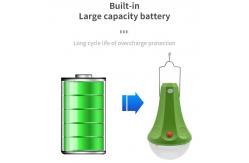 China 2 Bulbs 435lum Solar Panel Energy System 10400mAH Solar Charger Light Kit supplier