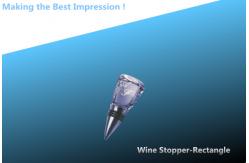 China crystal wine stopper/wine stopper/crystal rectangle wine stopper supplier