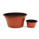 Flower Square Plastic Plant Pots for sale