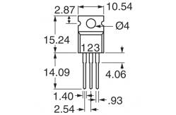 China Power MOSFET IRF740PBF Silicon Power Transistors Single Configuration supplier