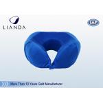 Memory Foam Neck Support With Removable Velour Cover And Hide Zipper