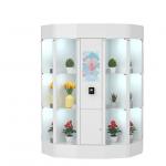 22 Inch Touch Screen Flower Vending Locker With Refrigerator Cooling System for sale