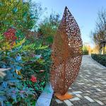 Rustic 2.5ft Corten Steel Artwork SGS Metal Garden Ornaments for sale