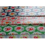12OZ Transparent PVC Coated Cotton Canvas / Printed With PVC Fabric For Bags