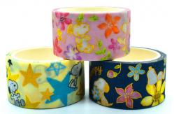 China Single Sided Cartoon Snoopy Glitter Foil Washi Tape supplier