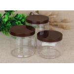 Empty Plastic Bottles Clear Plastic Jars 100g - 2000g Non - Toxic for sale