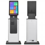 Indoor Hotel Touch Self Service Check In Kiosks With Passport Scanner RFID Card Dispenser for sale