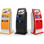 Cash Acceptor Bill Payment Multifunction Kiosk Terminal With LCD Monitor for sale