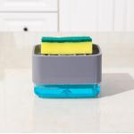 Soap Dispenser Pump Box Kitchen Countertop Sponge Caddy  Soap Pump Dispenser