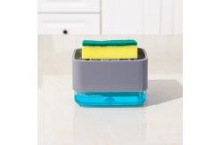 China Soap Dispenser Pump Box Kitchen Countertop Sponge Caddy  Soap Pump Dispenser supplier