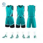 Wholesale Basketball Clothes Set Mens Reversible Team Basketball Shirt Uniformes Custom Jersey Basketball Wear Jersey for sale