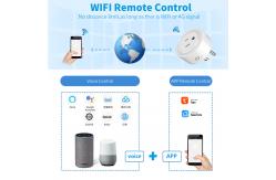 China US Plug WIFI Smart Socket 16A Adapter Smart Life Tuya Wifi Plug Socket supplier