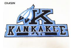 China Academic Letterman Patches Chenille Embroidered For College Jackets supplier