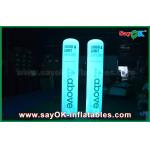 Printed Inflatable Lighting Decoration Pillar Cone Shape Balloon For State Decoration for sale