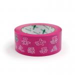 Printed Clear Fragile Plastic Bopp Packing Tape Customized Service