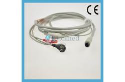 China MEK 3 lead ECG Cable with clip/snap supplier