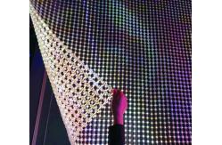 China 1110PCS/M2 Transparent Flexible Led Grid Screen RGB SMD supplier