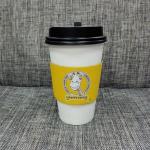 Heat Resistance Insulated White Cold Drink Paper Cups To Go For Beverage Takeaway for sale