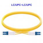 Customizable Single Mode Fiber Optic Cable LC UPC To LC UPC Fiber Cable 2 Core for sale