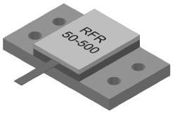 China 1000W 50Ohm 20*30mm Flange Mount Resistor RFR50 supplier