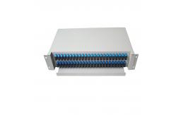 China SC LC FTTH Sliding Patch Panel Rack Mount 96C 2U Fiber Optic ODF supplier