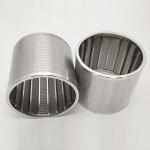 Industrial Stainless Steel Wedge Wire Mesh Cylinder Johnson Filter Screen for sale