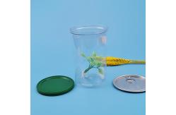 China 0.6l Transparent 43G Plastic Nuts Easy Open Food Can supplier