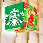 4800*4800 Indoor Rotating Cube LED Screen Display Outdoor Advertising Screen for sale