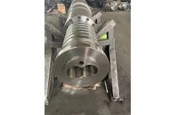 China 38CrMoALA Nitriding Conical Twin Double Screw And Barrel For PP supplier